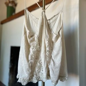 Lacy layering tank